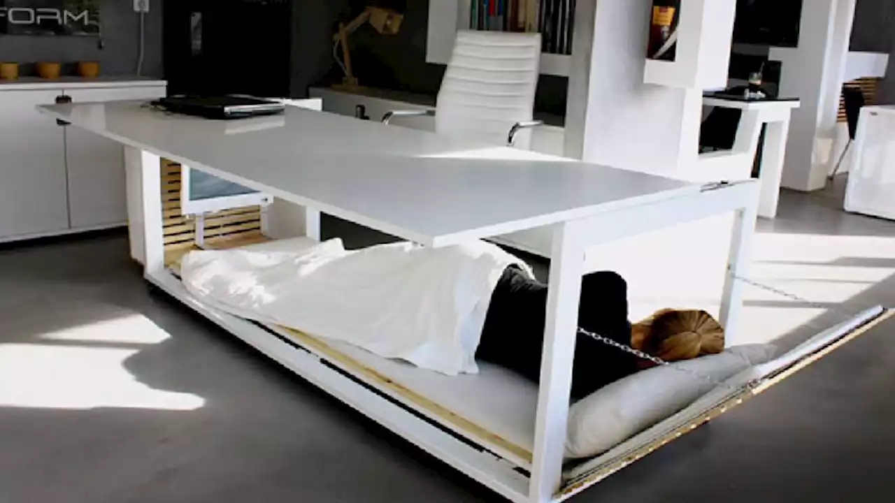 These Desk/Beds Let You Sleep While Working