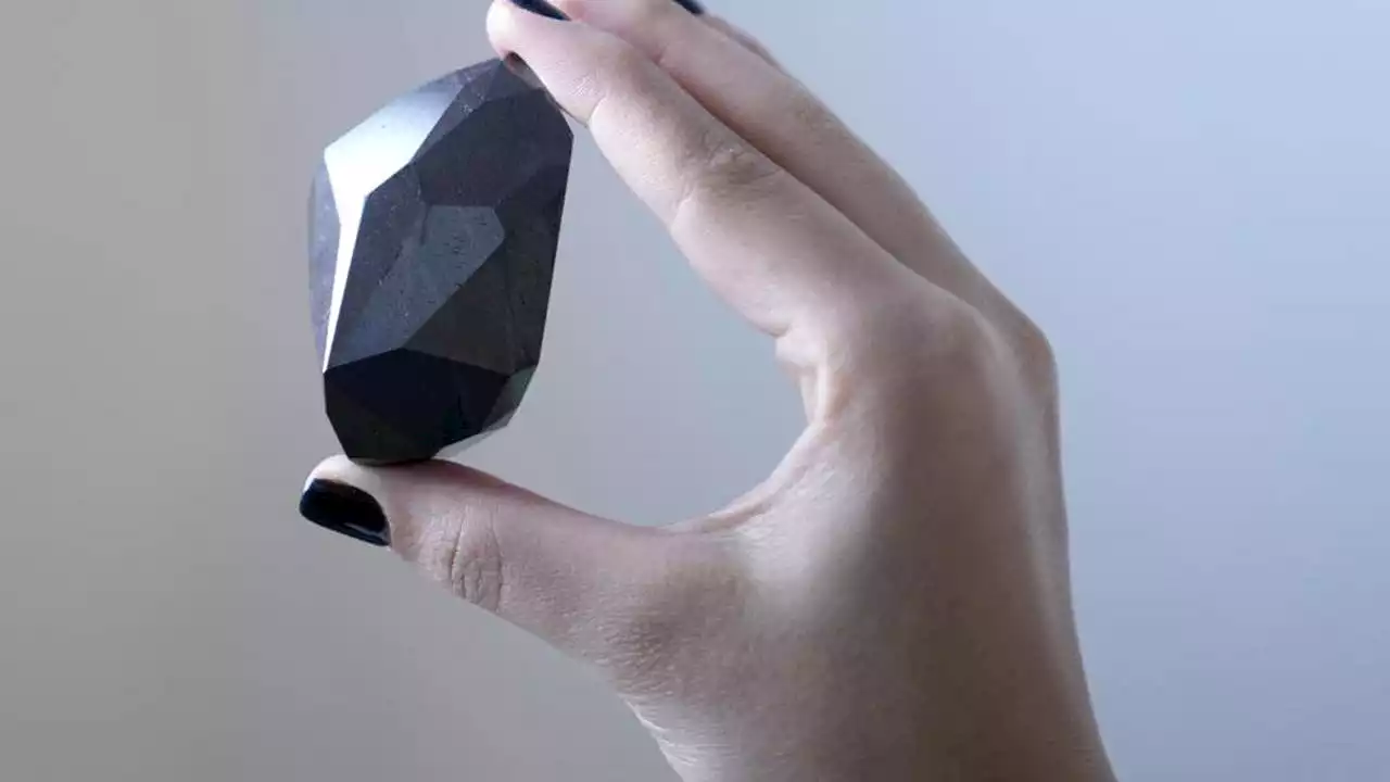 Out of this world: 555.55-carat black diamond lands in Dubai