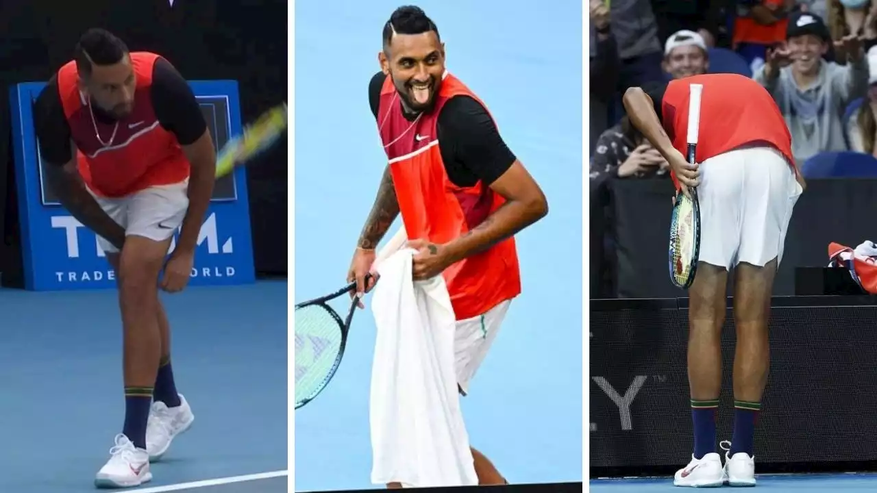 ‘Never seen before’: Nick Kyrgios stuns tennis with outrageous act