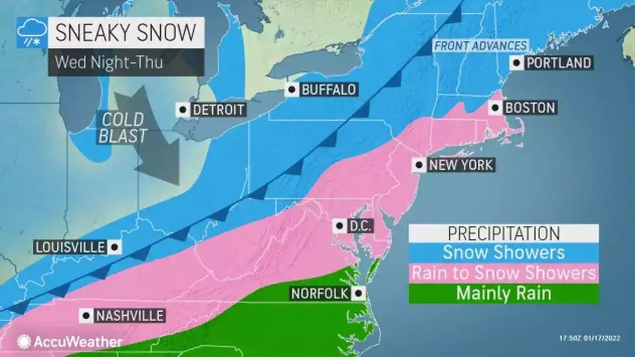 Central Pa. could see snow again on Wednesday night