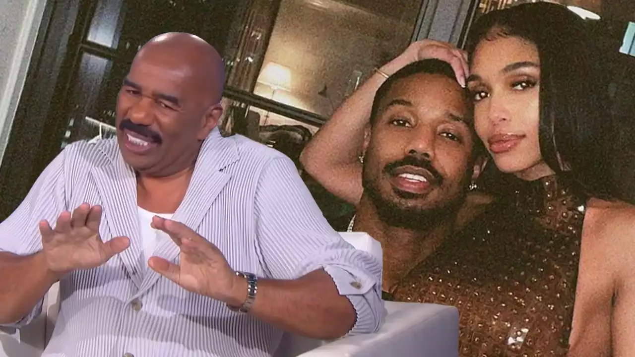 How Steve Harvey Feels About Michael B. Jordan and Lori Harvey's PDA