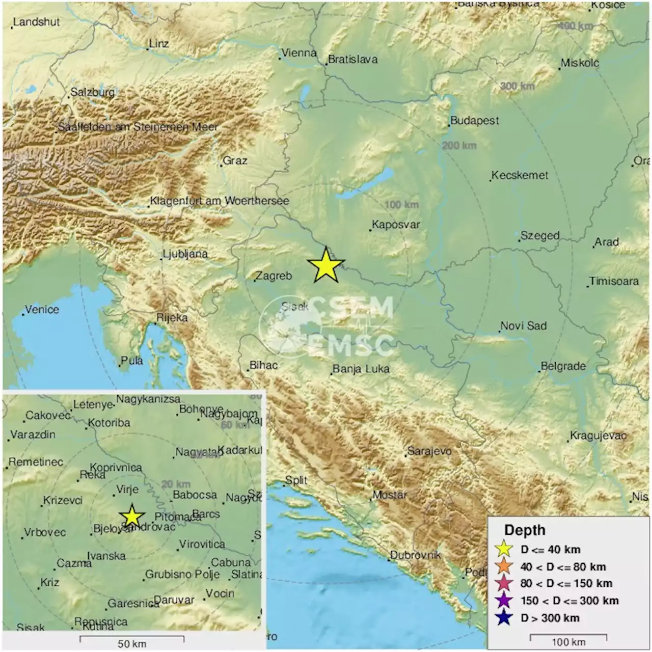 Earthquake, Magnitude 3.5 - CROATIA - 2022 January 19, 17:17:09 UTC