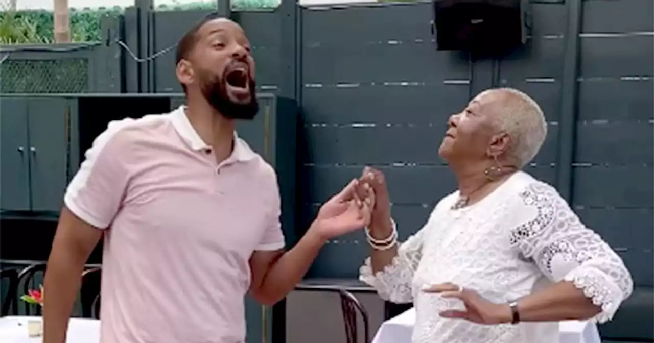 Will Smith melts hearts by dancing with his mum on her 85th birthday