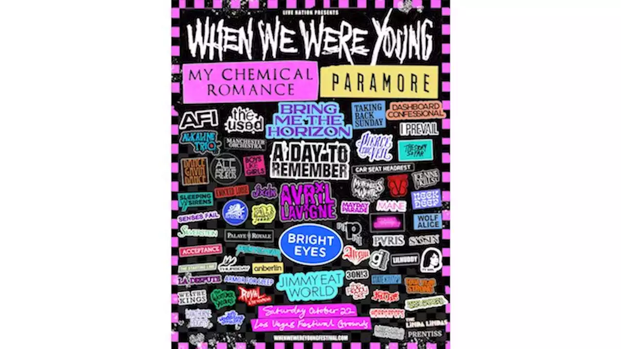 When We Were Young Festival Shares The Perfect Emo Throwback Lineup