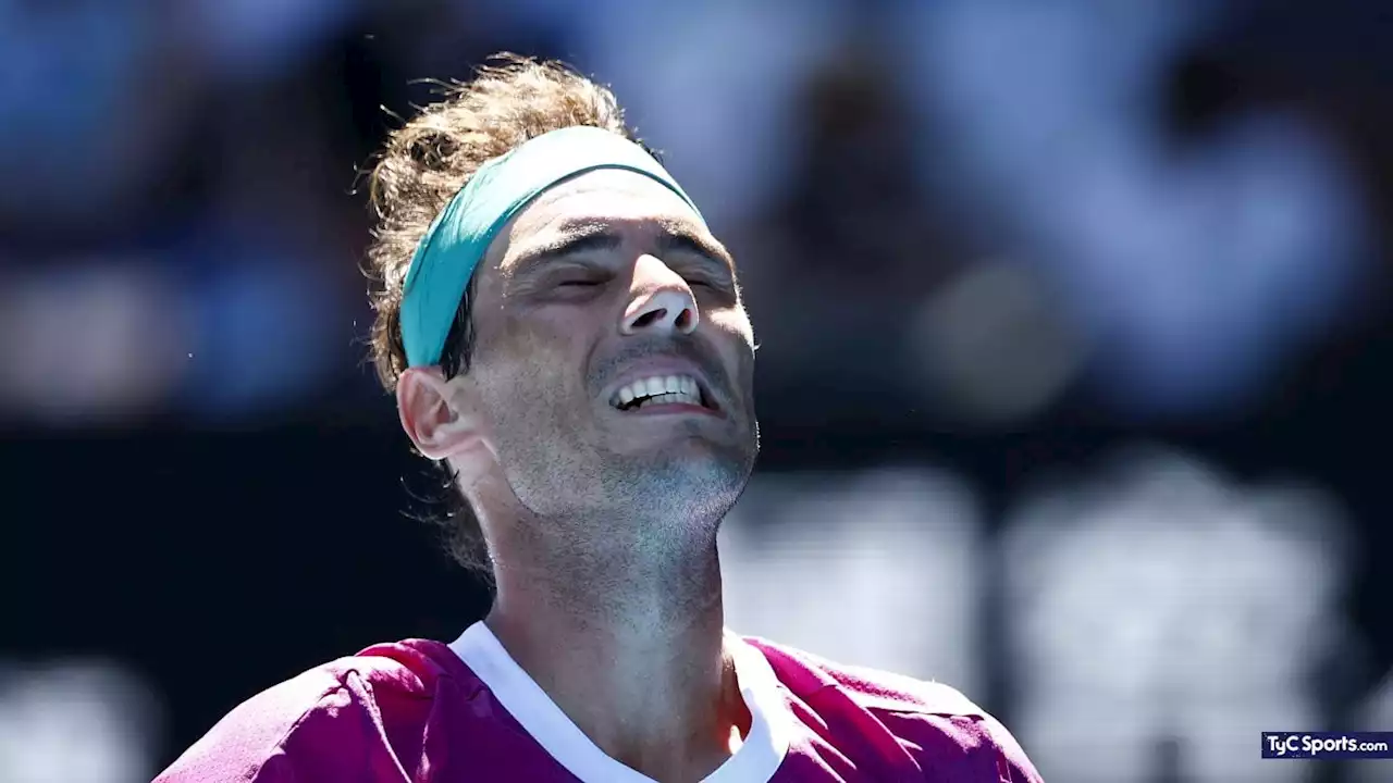 Rafael Nadal, a corazón abierto en el Australian Open: 'Mi problema no tiene solución' - TyC Sports