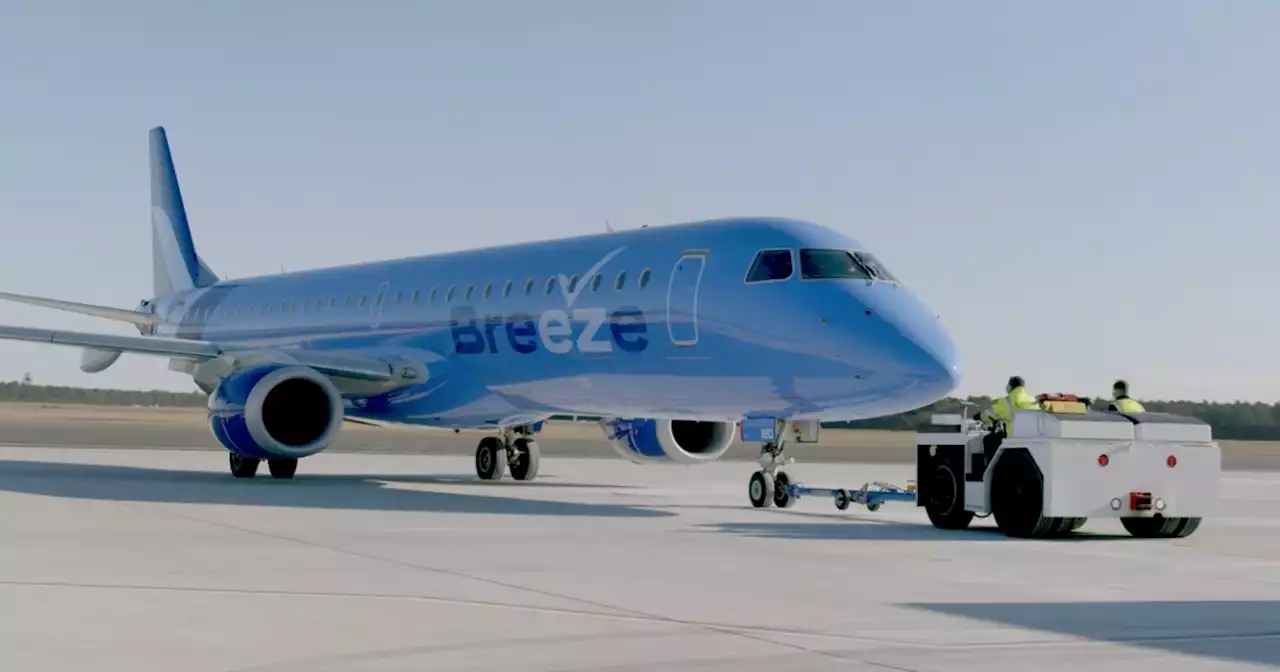 Breeze Airways debuts new airbus from Akron-Canton to Tampa beginning on May 4