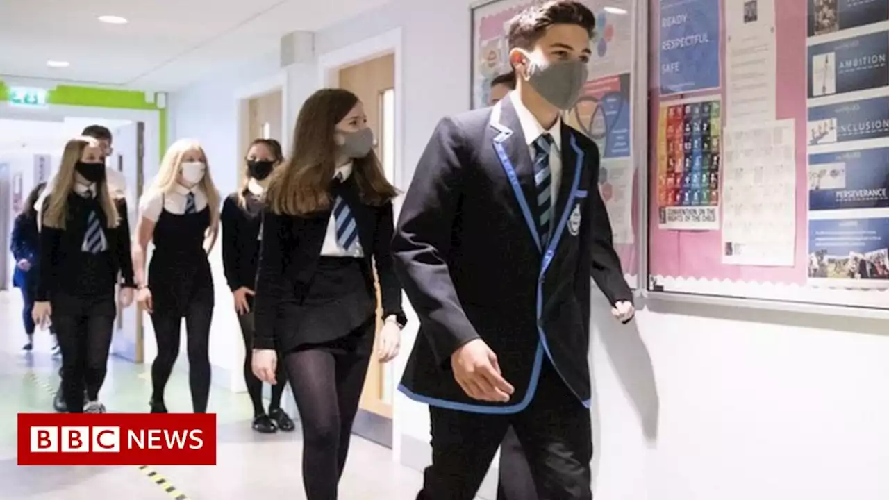 Covid: Pupils to wear masks in class in England's secondary schools to tackle Omicron