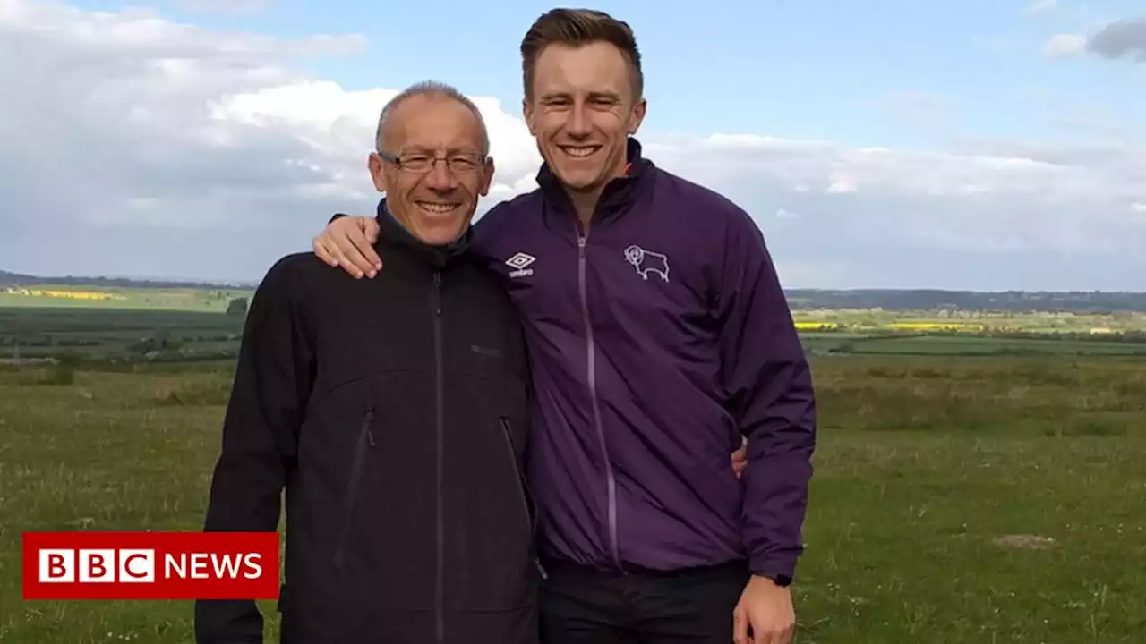 Father walks 29 miles in son's memory on birthday