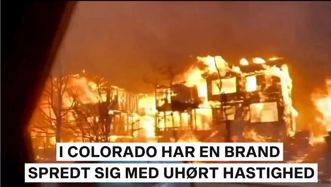 Måtte flygte med få minutters varsel – storbrand skabte panik i flere amerikanske byer