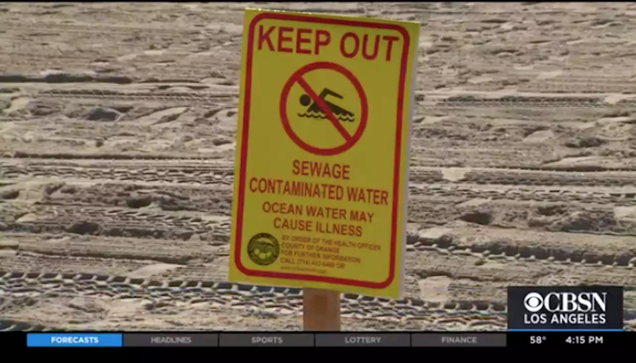 Orange County Expands Beach Closure After Sewage Spill