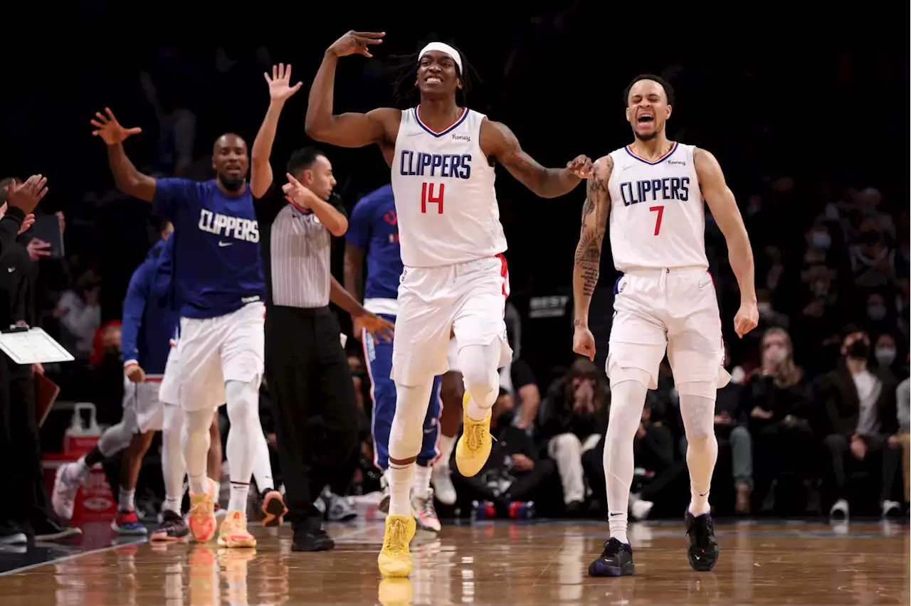 Short-Handed Clippers Rally To Beat Nets 120-116