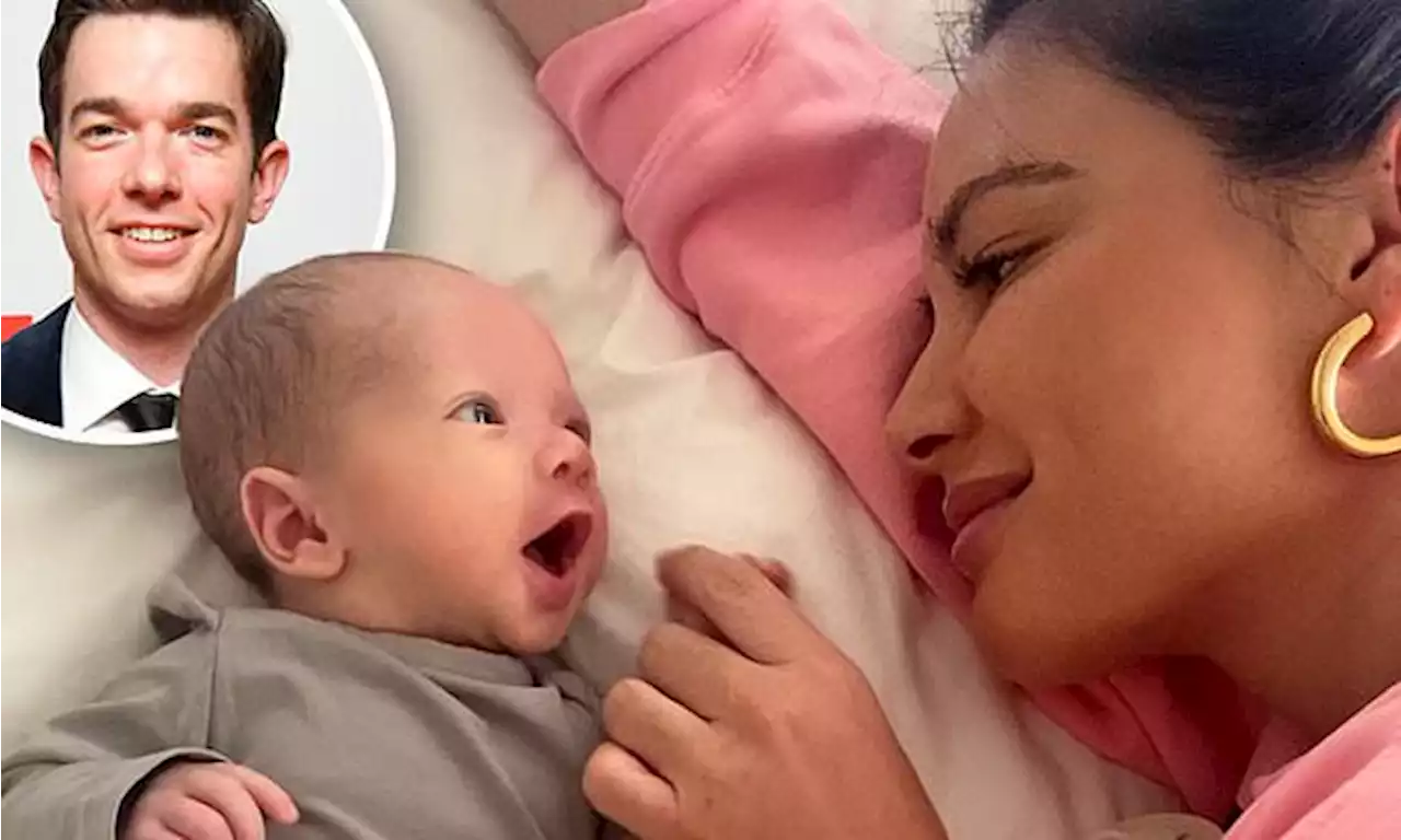 Olivia Munn shares a sweet photo of her and John Mulaney's newborn son