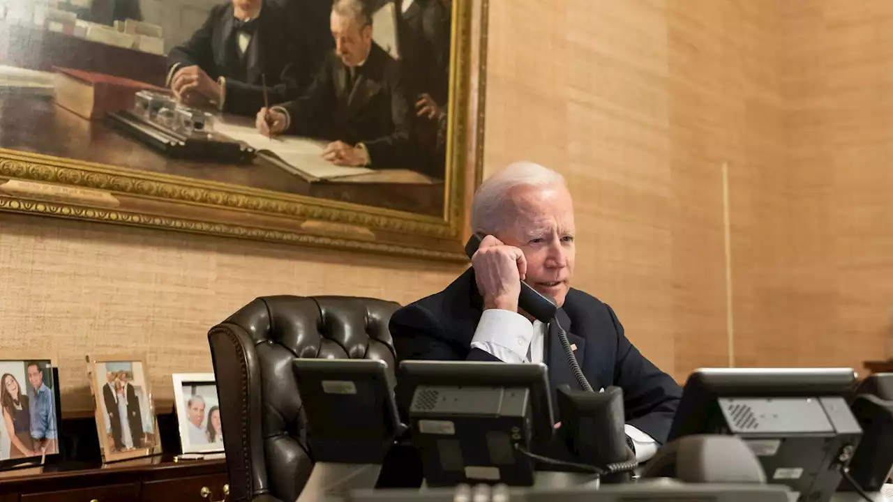 Ukraine-Konflikt - Biden telefoniert mit Selenskyj