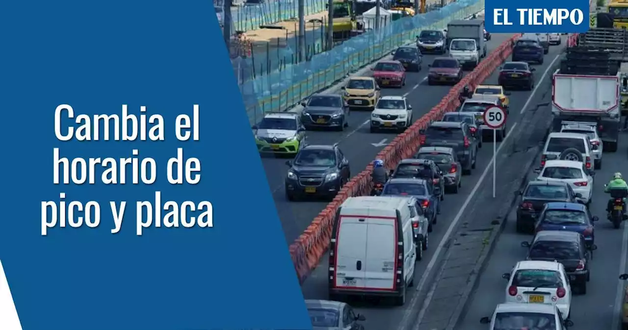 Habrá pico y placa todo el día en Bogotá a partir del 11 de enero