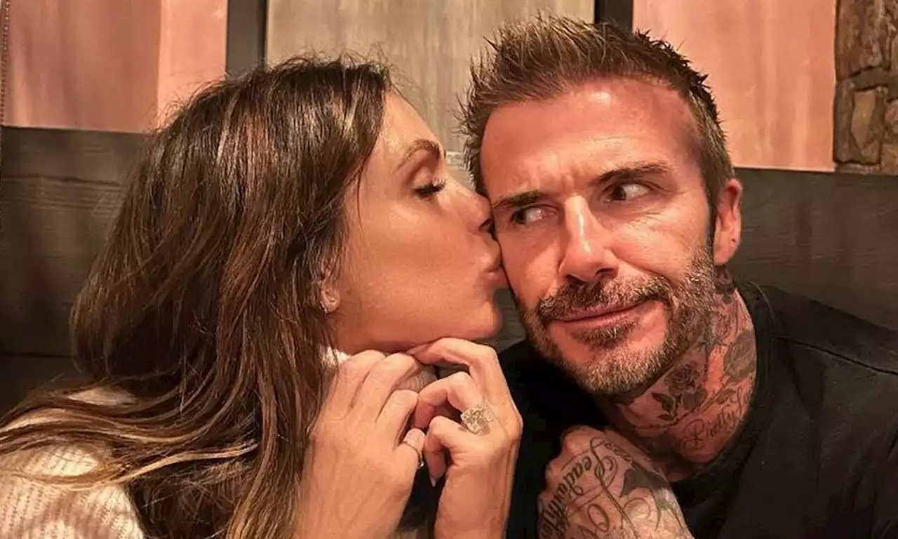 Victoria Beckham looks sensational in chic playsuit for romantic Miami snap with husband David