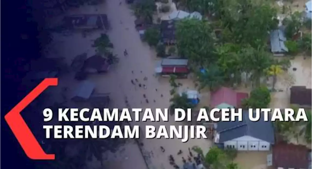 Intensitas Hujan Tinggi Sejak Malam Tahun Baru, Ratusan Rumah di Aceh Utara Terendam Banjir