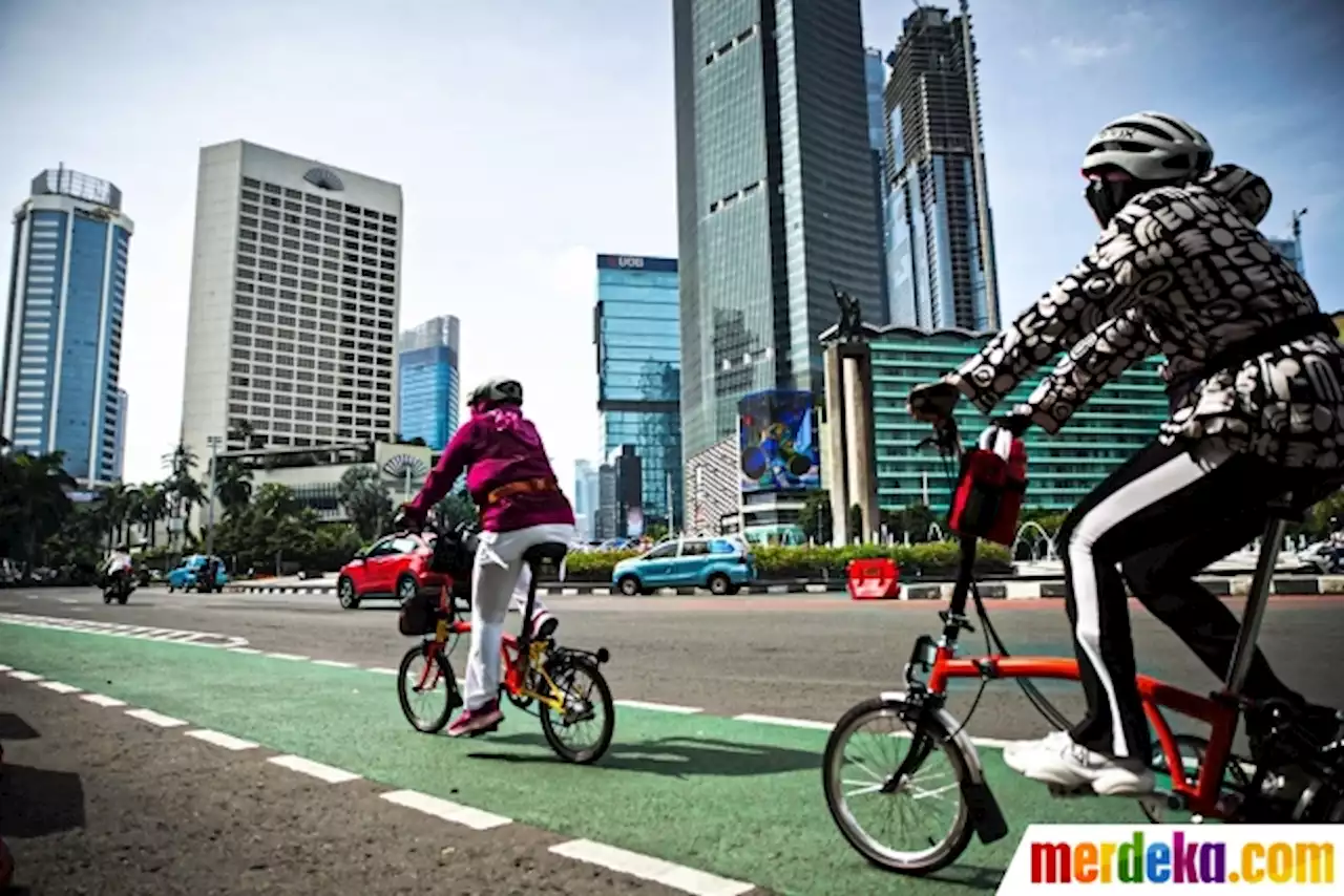 Foto : Suasana Olahraga di Awal Tahun 2022 di Ibu Kota | merdeka.com