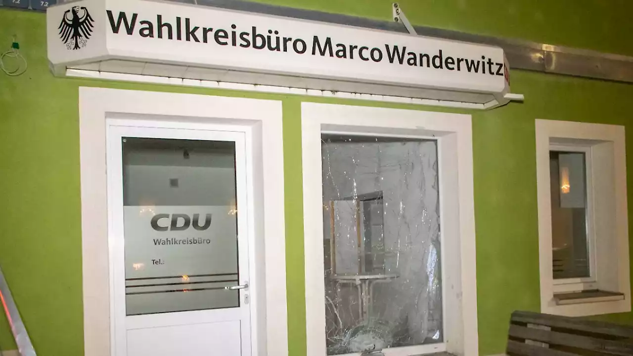 Attacke auf Büro von CDU-Mann Wanderwitz