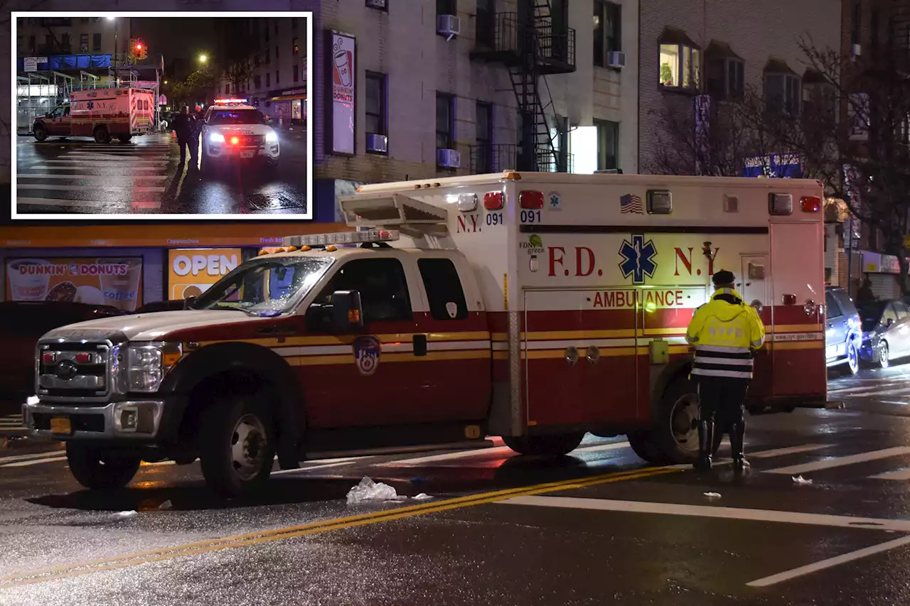 Pedestrian crossing street killed by ambulance in the Bronx, cops say