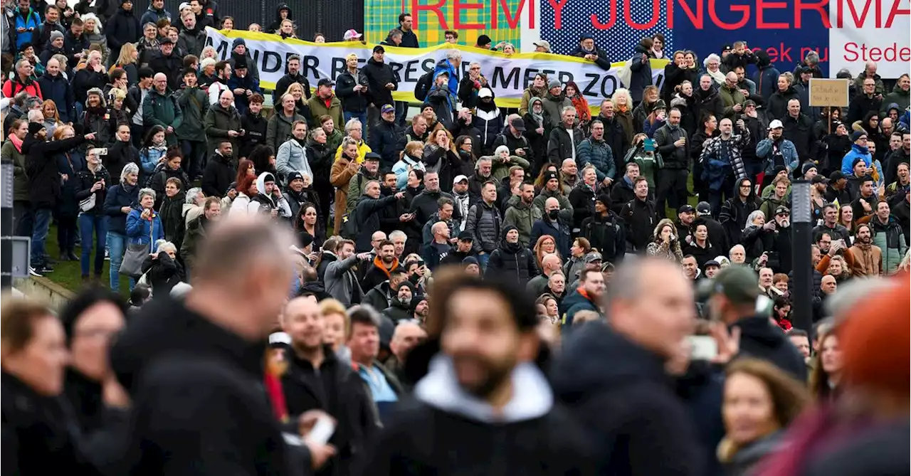 Dutch police disperse thousands protesting against lockdown measures