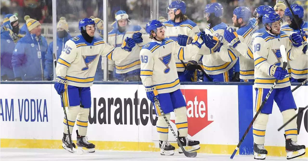 NHL roundup: Blues topple Wild in frigid Winter Classic