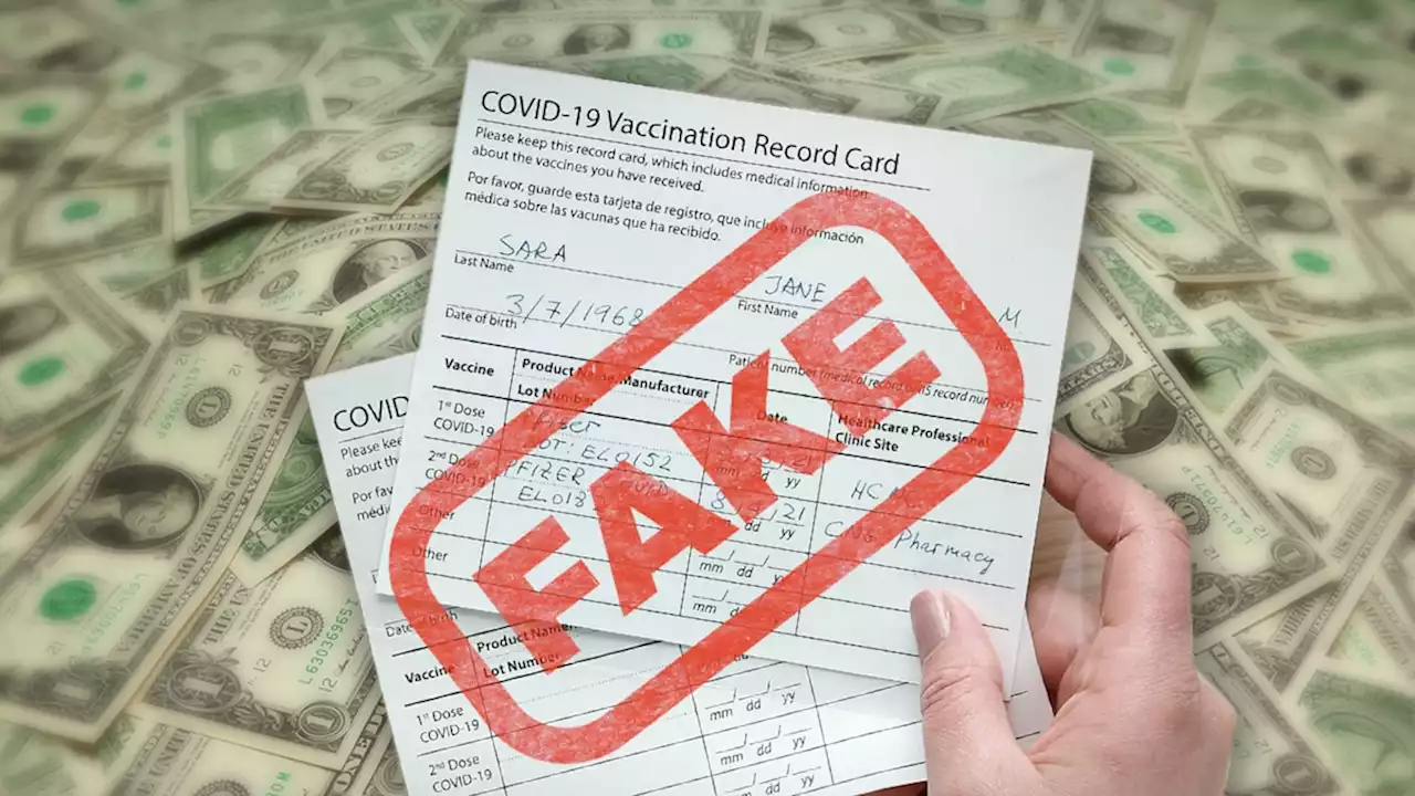 Fake Vaccine Card Sales a Booming Business as Omicron Surges