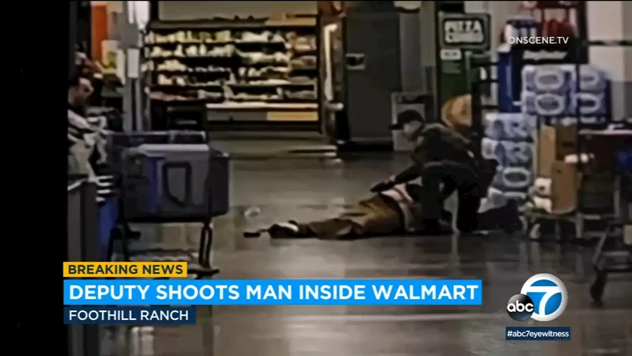 Man accused of fraud shot by deputy inside Foothill Ranch Walmart store; 2 others detained