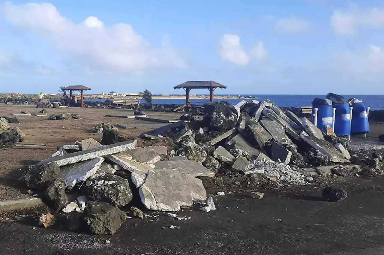 First aid flights arrive in Tonga after big volcano eruption