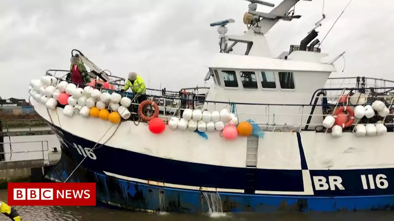 North Sea: Fishermen lucky to survive after line set off WW2 bomb