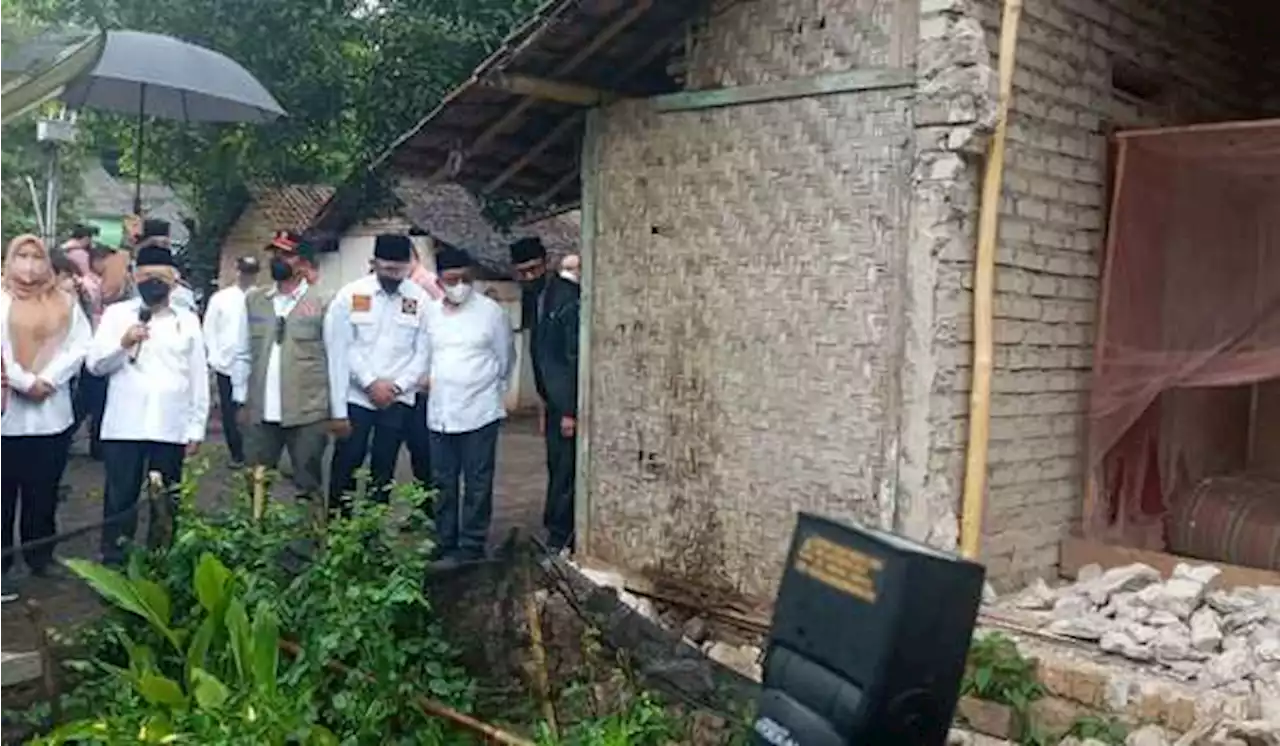 Wapres Ma'ruf Amin Kunjungi Korban Gempa di Pandeglang