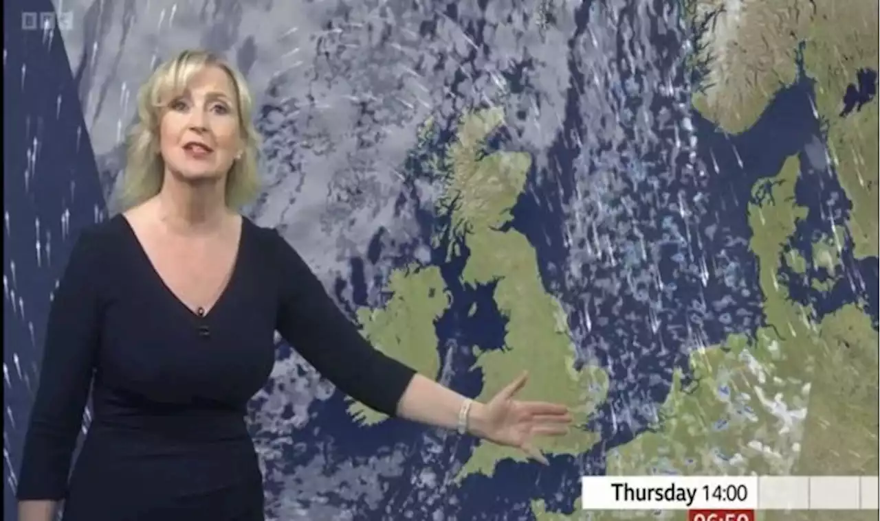 BBC Weather: Carol Kirkwood warns of 'freezing fog' as temperatures fall to -4C