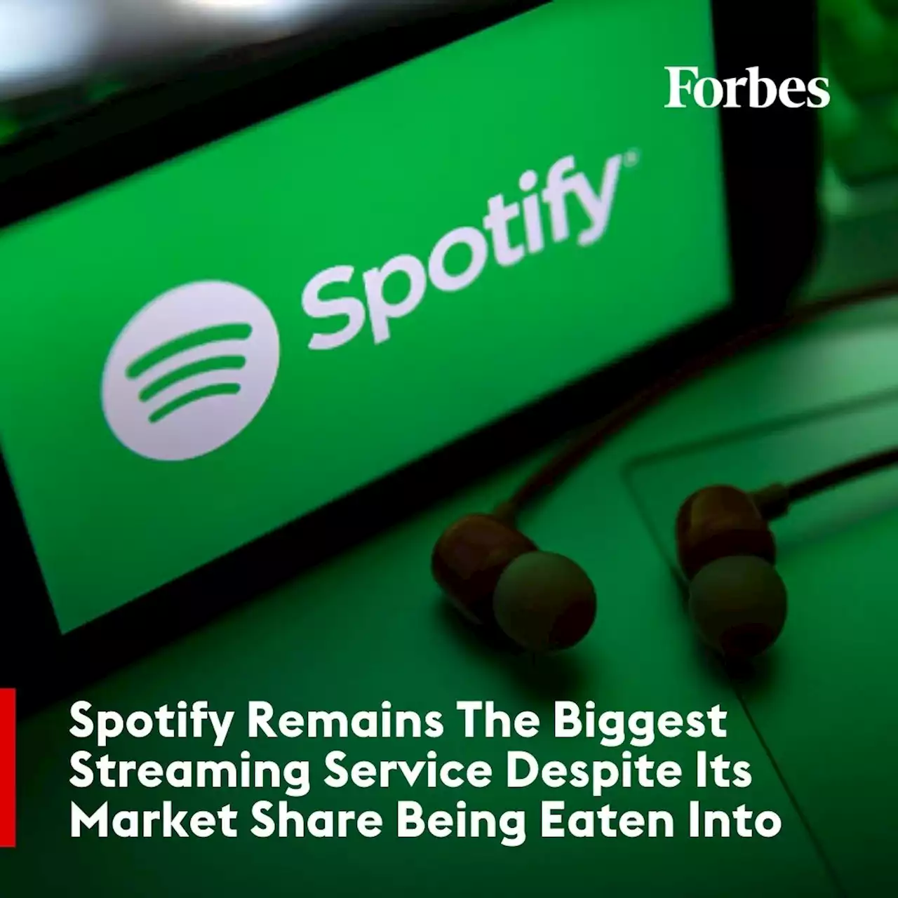 Spotify Comfortably Remains The Biggest Streaming Service Despite Its Market Share Being Eaten Into