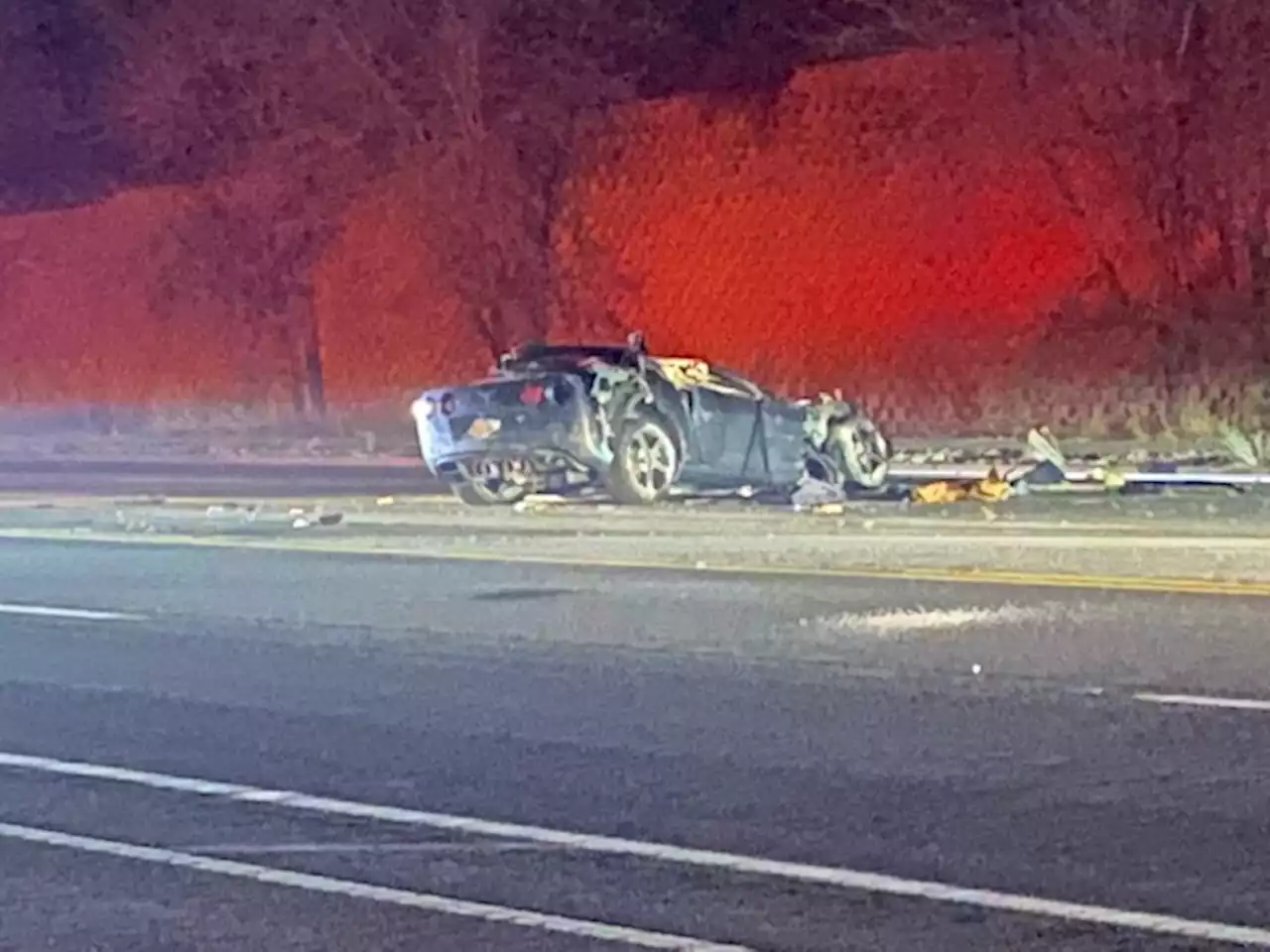 Car rolls down embankment, catches fire in Provo