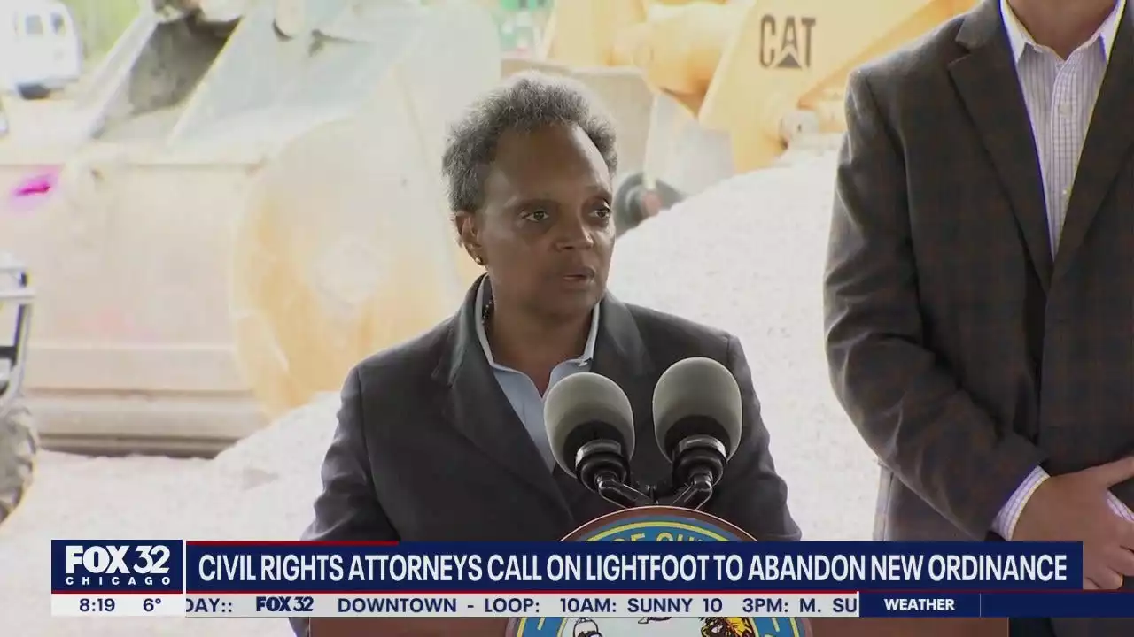 Civil rights attorneys call on Lightfoot to withdraw new ordinance targeting assets of gang members