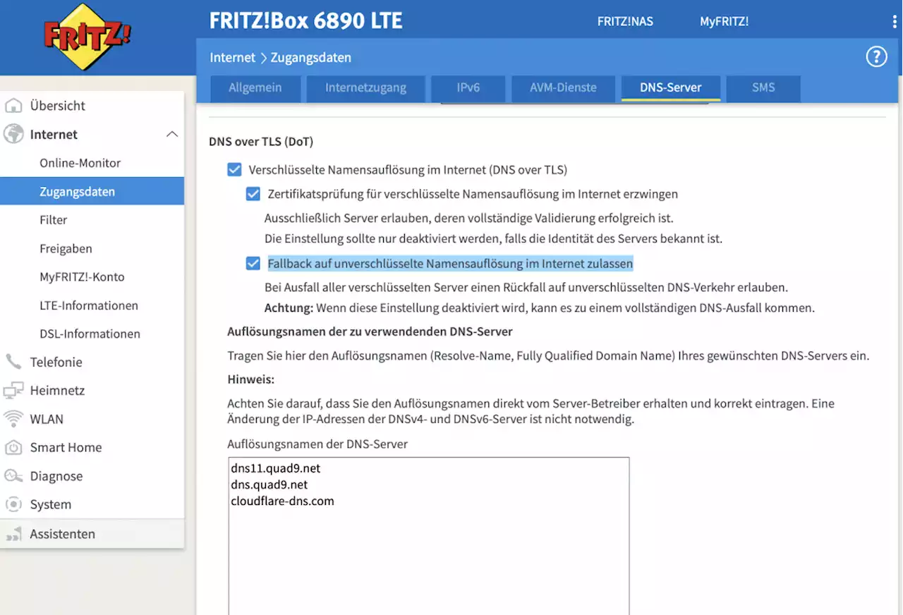 DNS-Dienst von Cloudflare klemmt, Fritzboxen reagieren mit Schluckauf