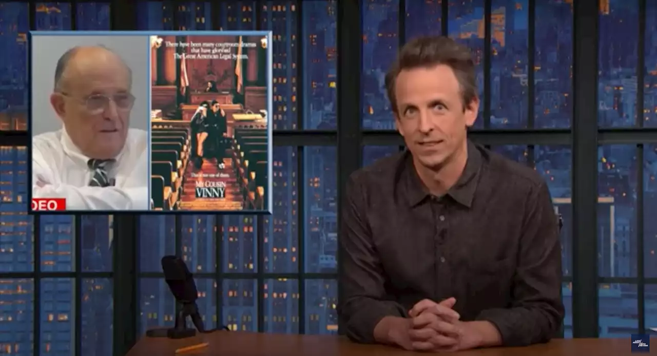 Seth Meyers Wonders If Rudy Giuliani Is Going For Legal Trouble 'World Record'