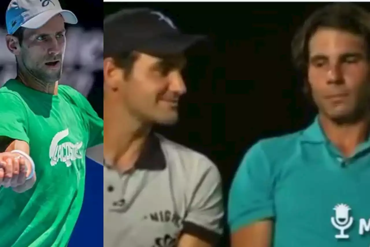 El vídeo de Nadal y Federer sobre Djokovic que revienta las redes