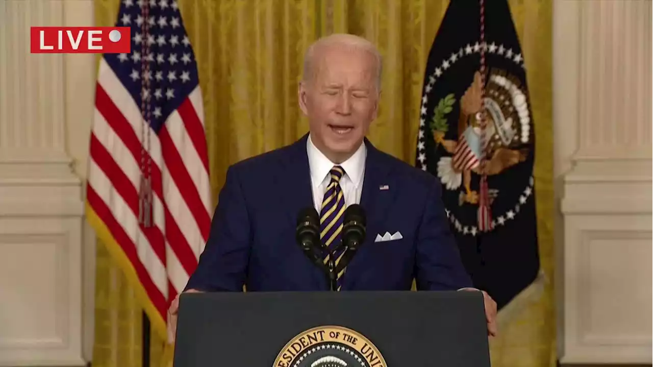 Usa, la conferenza stampa di Biden a un anno dall'inizio del mandato