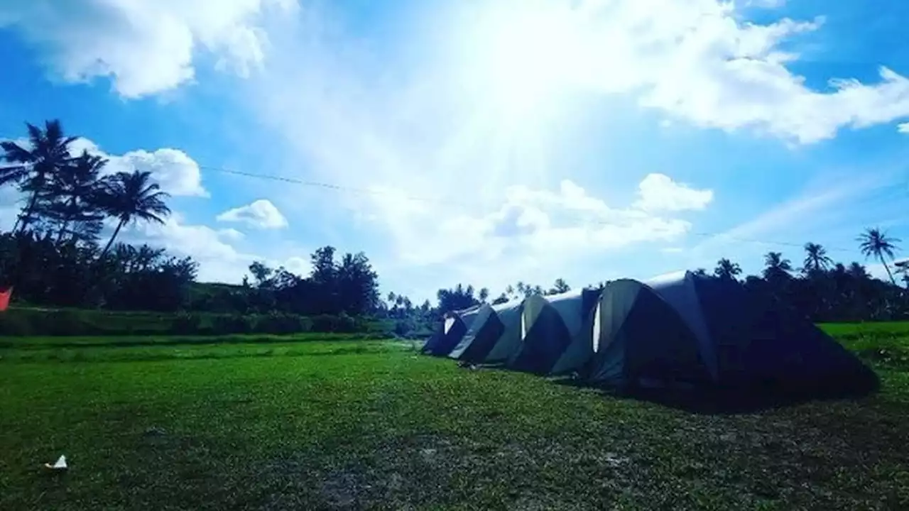 Berkemah di Tepi Sawah Desa Wisata Cisande Sukabumi