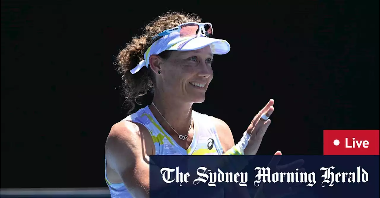 Australian Open 2022 LIVE updates: Sam Stosur eliminated; Aussie wildcard Chris O’Connell upsets Schwartzman; Muguruza, Kontaveit make stunning second-round exits