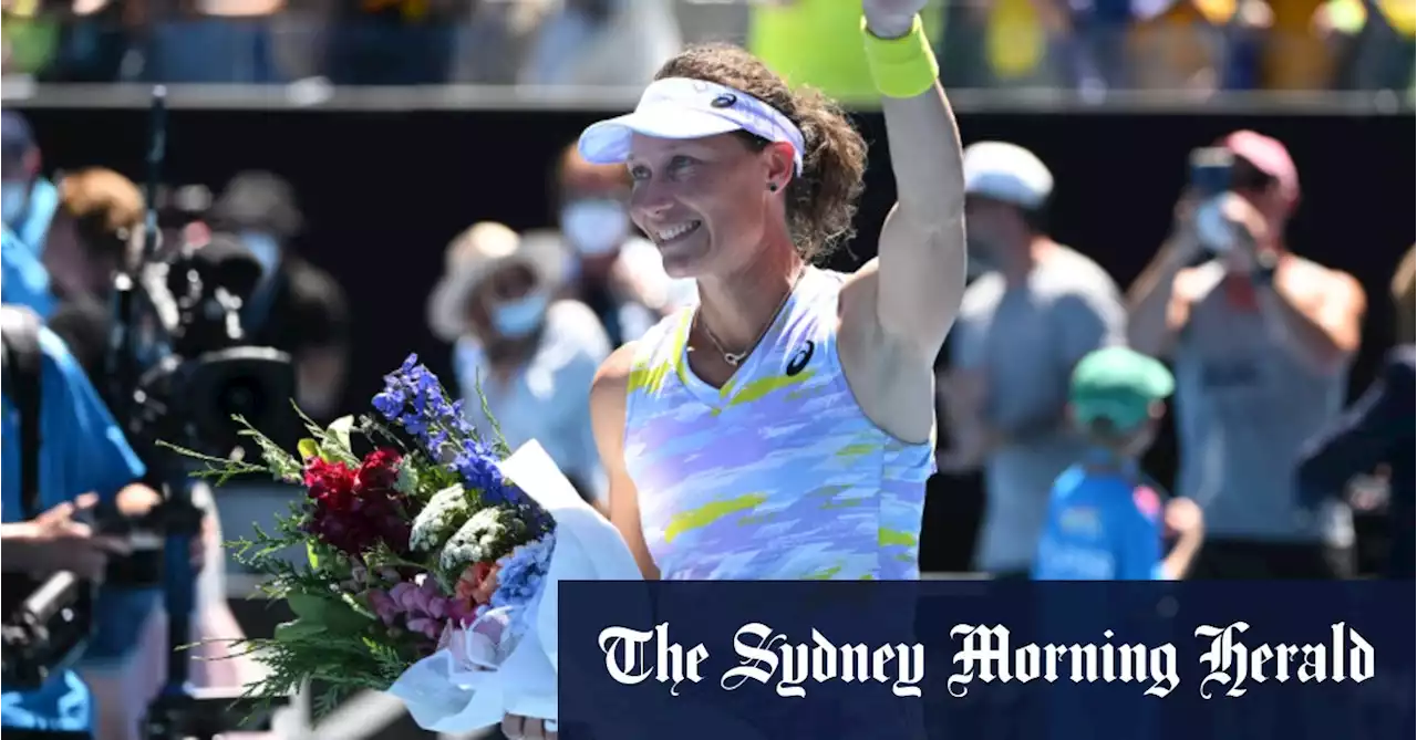 ‘Special moment’: Stosur farewells singles play after Open loss