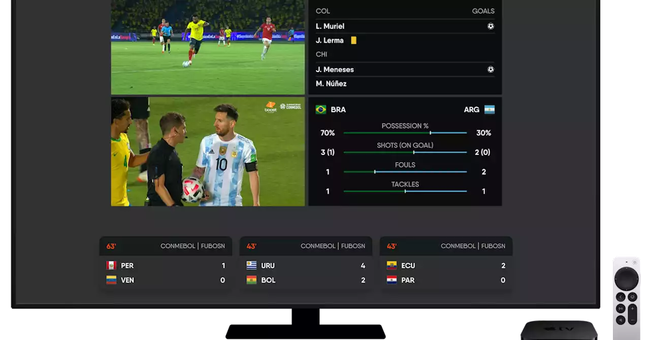 FuboTV launches new FanView widgets alongside multi-view on Apple TV