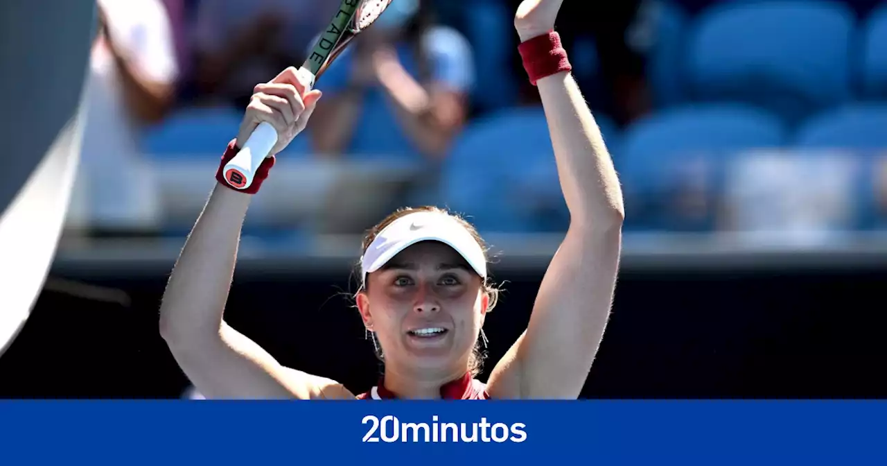 Paula Badosa se mete en octavos del Open de Australia tras una sufrida victoria ante Marta Kostiuk