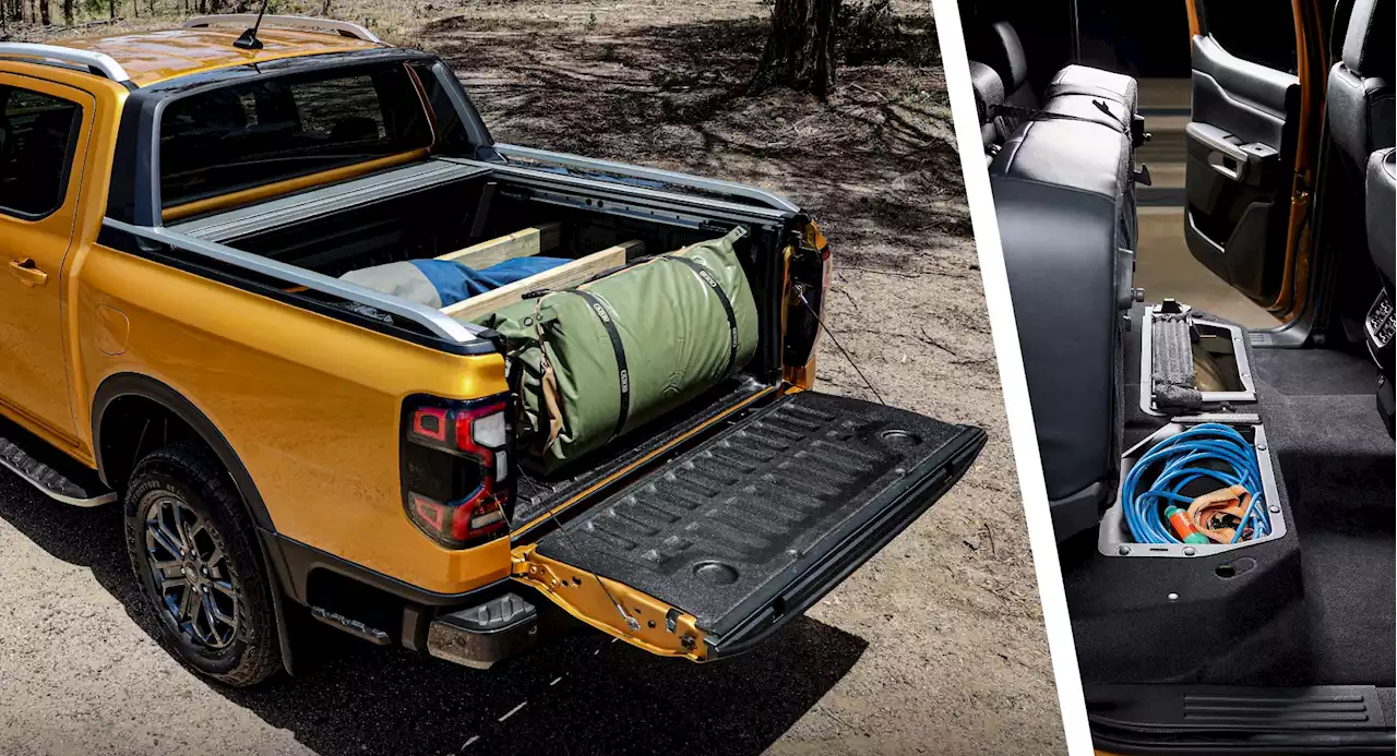 Europe's Ford Ranger Pickup Shows Off Its Practical Features | Carscoops