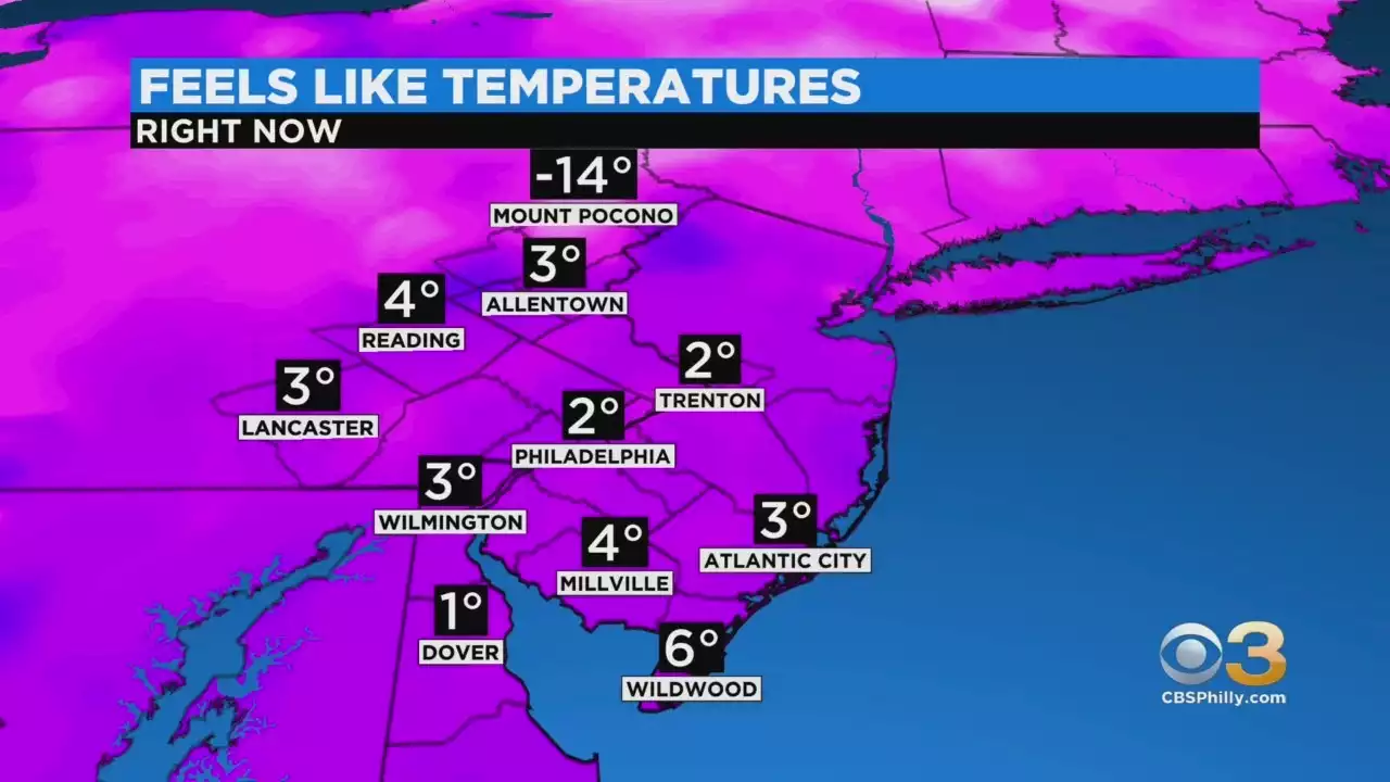 Philadelphia Weather: Frigid Friday Morning With Bitter Cold Air Blanketing The Region