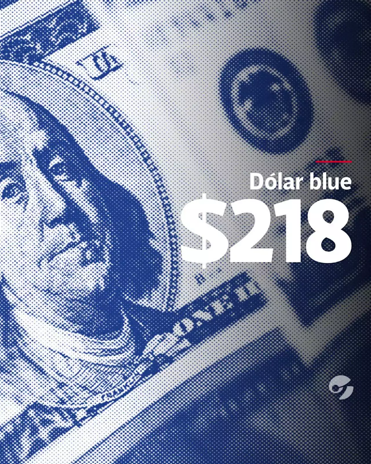 Nuevo récord: el dólar blue sube cuatro pesos en el día y llega a $218