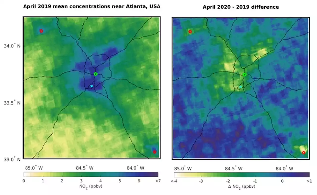 Lockdown Drove Pollution Changes Between — Even Within — Cities