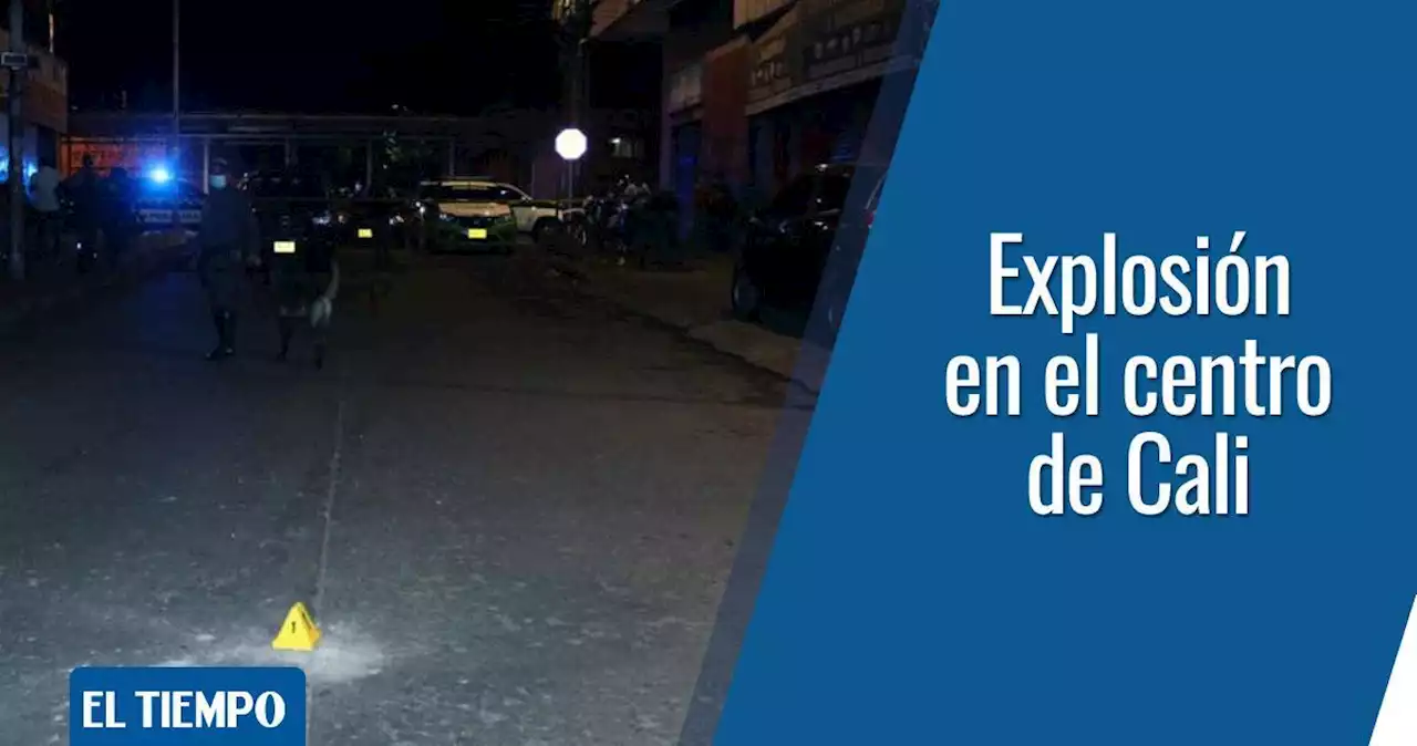 Una persona herida tras explosión de una granada en el centro de Cali