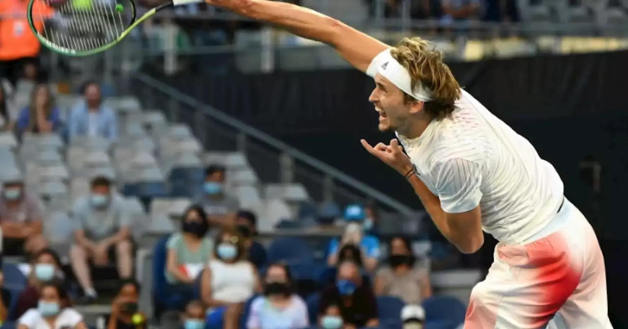 Olympic champion Zverev blasts into Australian Open last 16