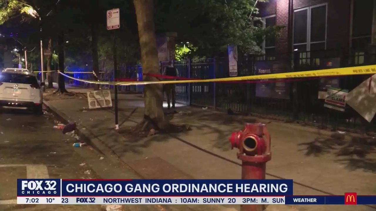 Ordinance targeting Chicago gangs to be discussed in Friday's committee hearing